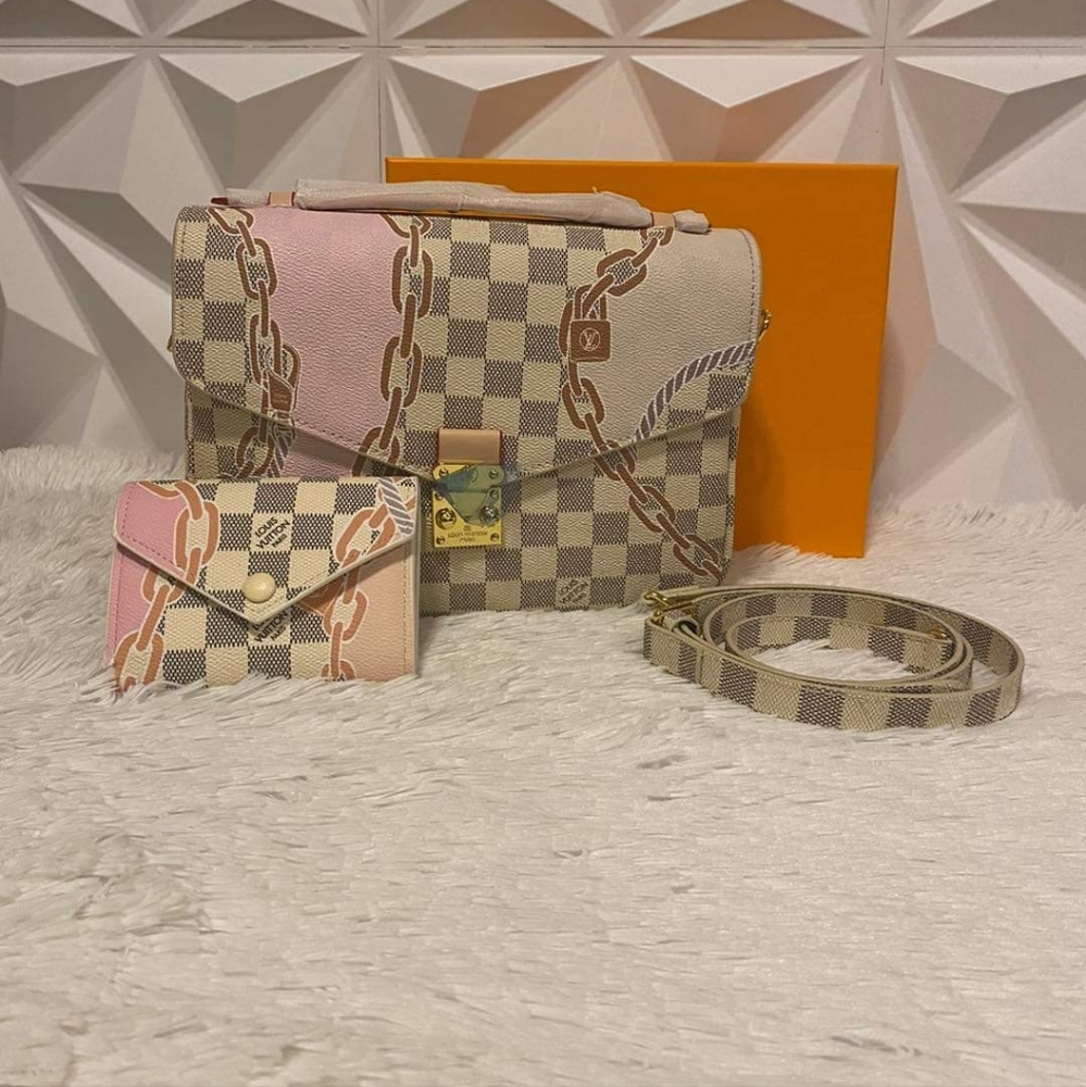 LV Damier Azur
